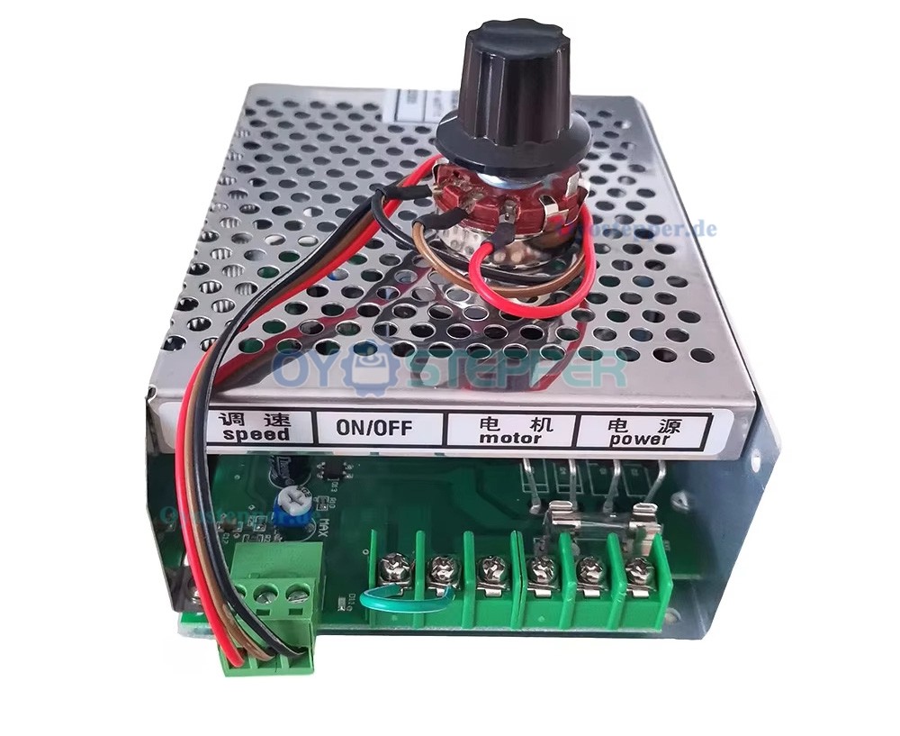 Luftgek&uuml;hltes CNC Spindelmotor Set 500W ER11 12000U/min mit Netzteil f&uuml;r Leiterplattenfr&auml;sen und Gravur